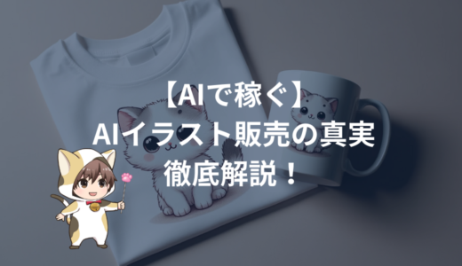 【AIで稼ぐ】​​AIイラスト販売の真実！著作権問題のリスクや稼いでいる人たちの事例を解説！